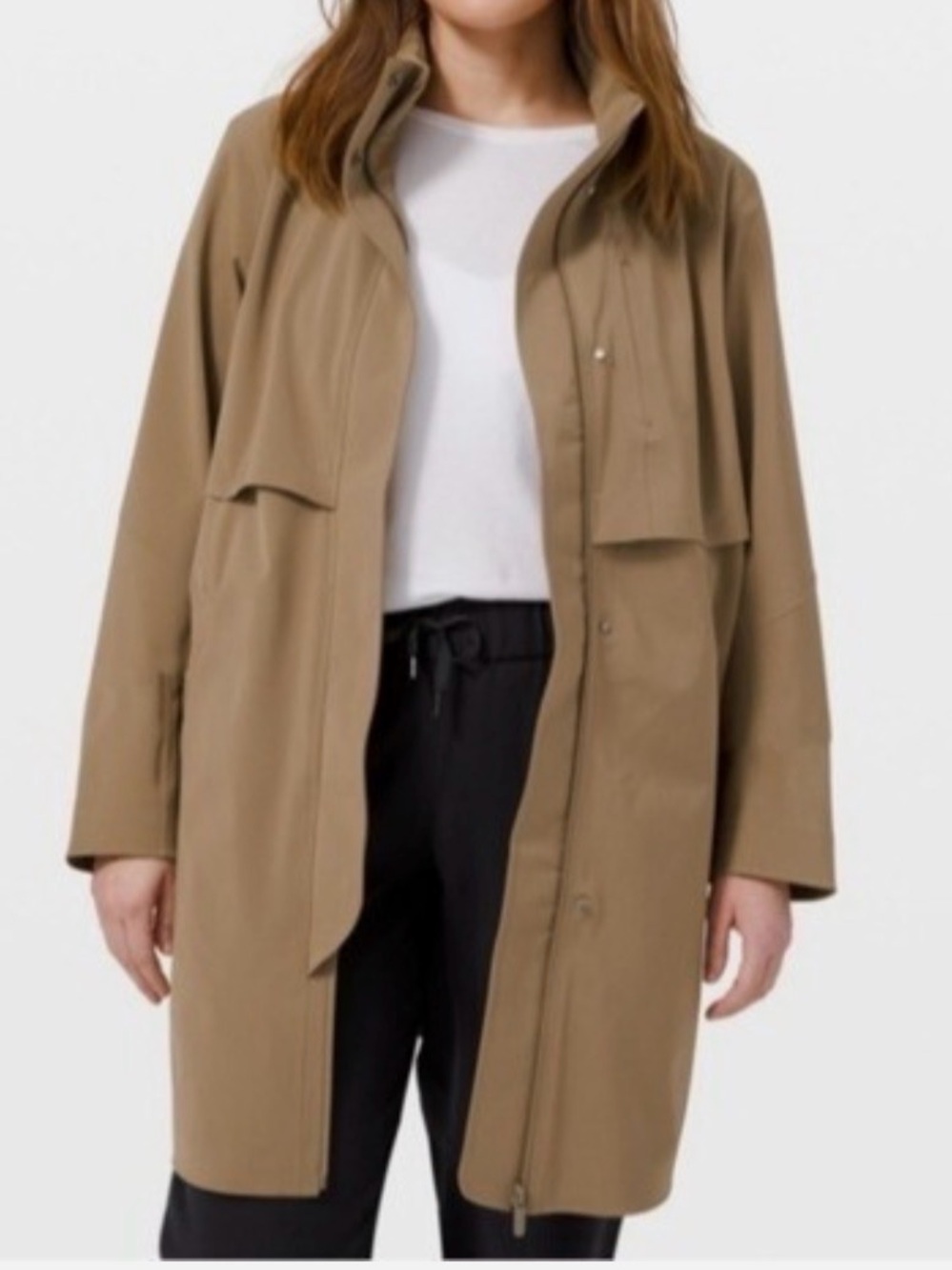lululemon city stroll coat frontier